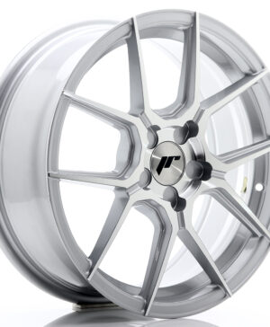 JR Wheels JR30 17x7 ET20-40 5H BLANK Silver Machined Face
