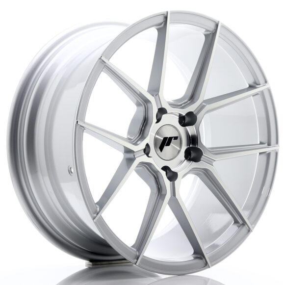 JR Wheels JR30 18x8, 5 ET35 5x120 Silver Machined Face