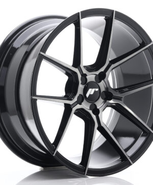 JR Wheels JR30 19x9, 5 ET20-40 5H BLANK Black Brushed w/Tinted Face