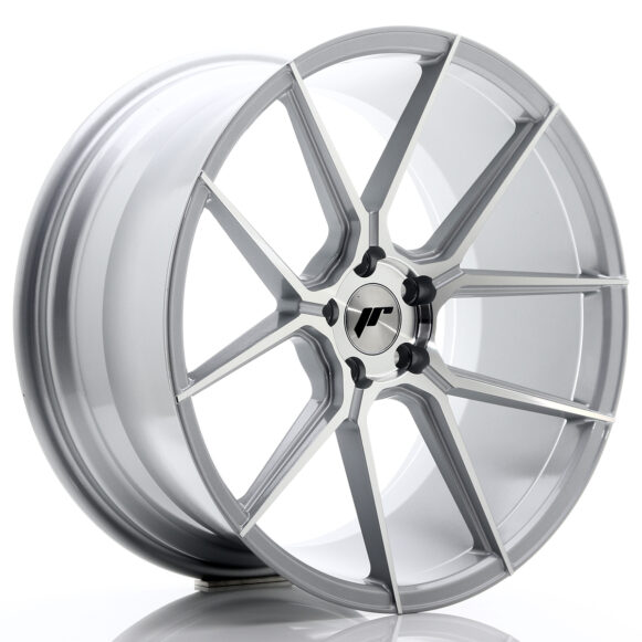 JR Wheels JR30 20x10 ET30 5x120 Silver Machined Face