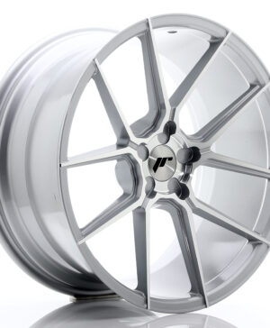 JR Wheels JR30 20x10 ET20-40 5H BLANK Silver Machined Face