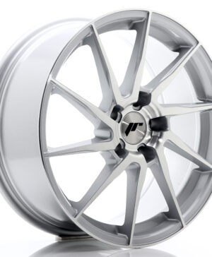 JR Wheels JR36 18x8 ET35 5x120 Silver Brushed Face