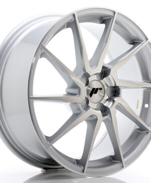 JR Wheels JR36 18x8 ET20-52 5H BLANK Silver Brushed Face