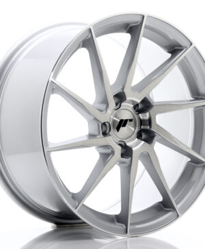 JR Wheels JR36 18x9 ET35 5x120 Silver Brushed Face