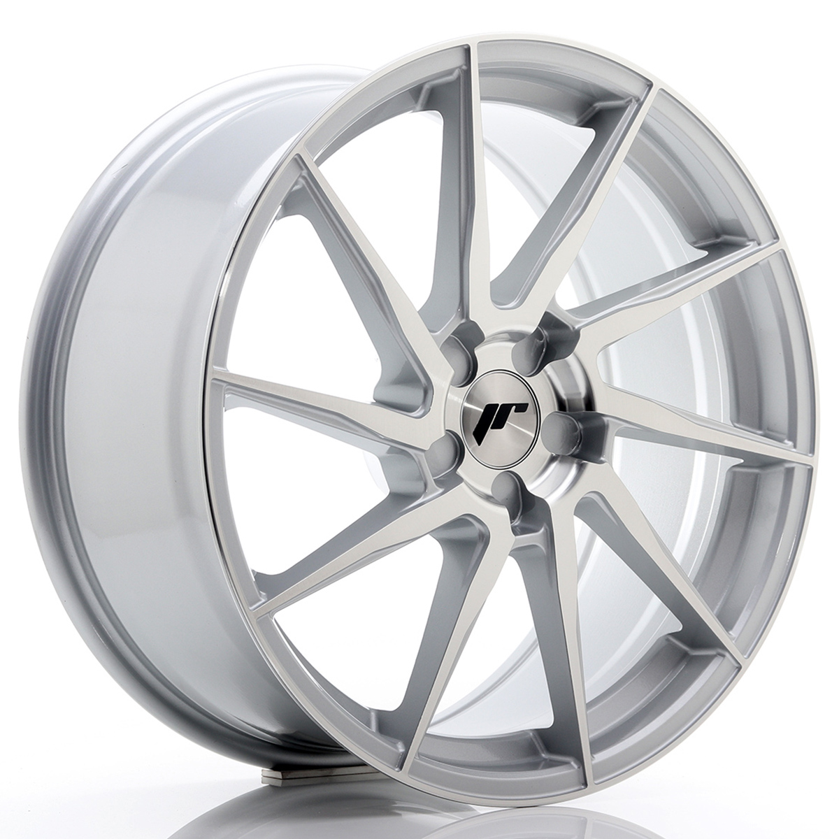 JR Wheels JR36 19x8, 5 ET20-50 5H BLANK Silver Brushed Face