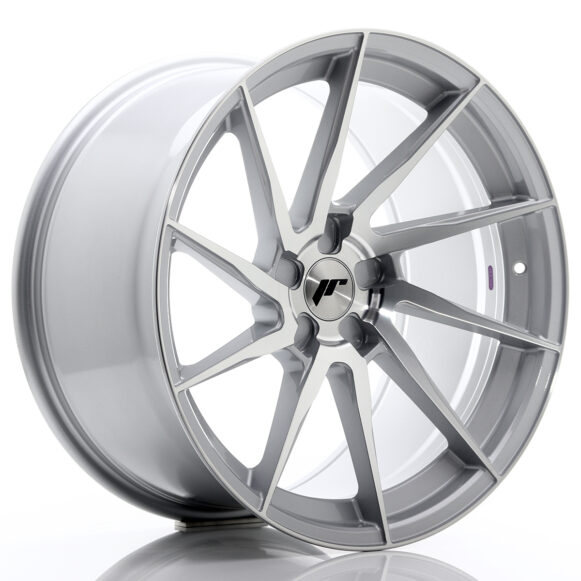 JR Wheels JR36 20x10, 5 ET10-35 5H BLANK Silver Brushed Face