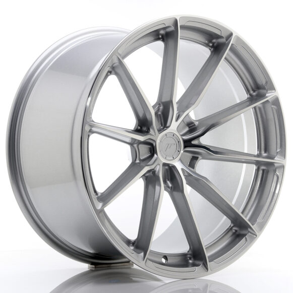 JR Wheels JR37 20x10, 5 ET20-40 5H BLANK Silver Machined Face