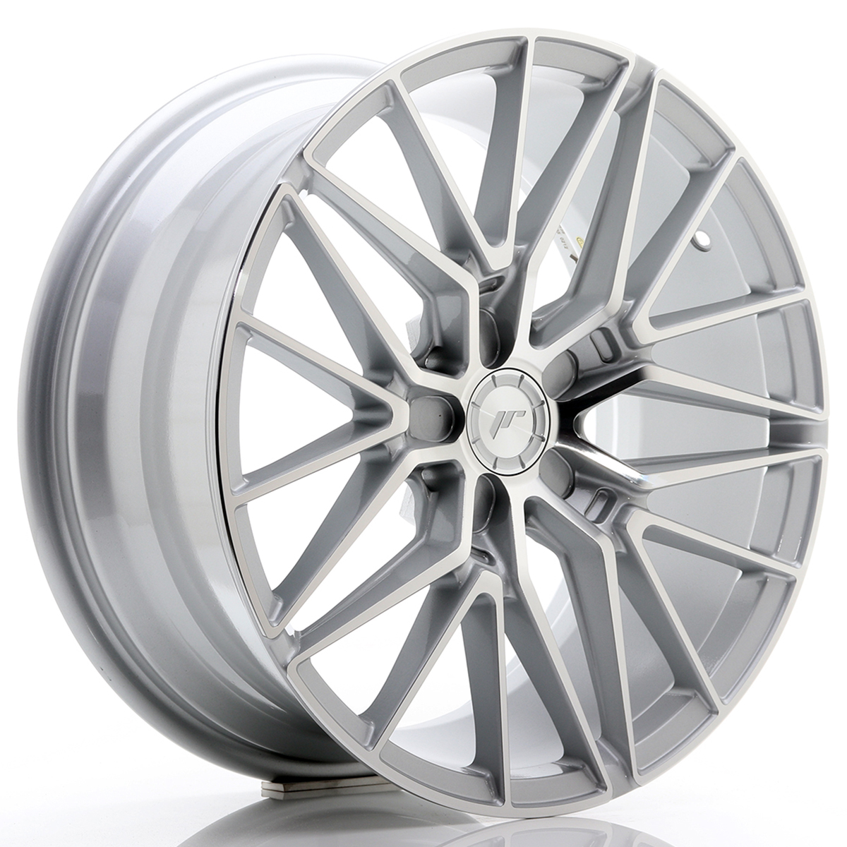 JR Wheels JR38 18x8 ET20-42 5H BLANK Silver Machined Face