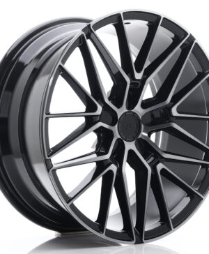 JR Wheels JR38 19x8, 5 ET20-45 5H BLANK Black Brushed w/Tinted Face