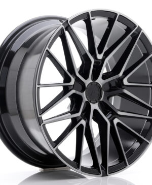 JR Wheels JR38 19x9, 5 ET20-45 5H BLANK Black Brushed w/Tinted Face