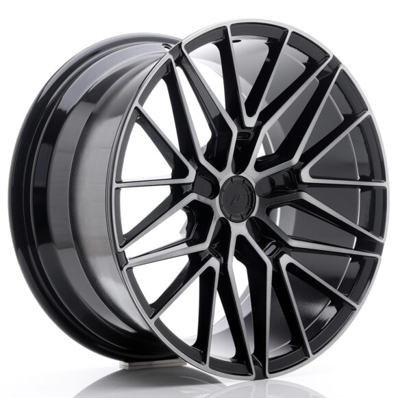 JR Wheels JR38 19x9, 5 ET35-45 5H BLANK Black Brushed w/Tinted Face