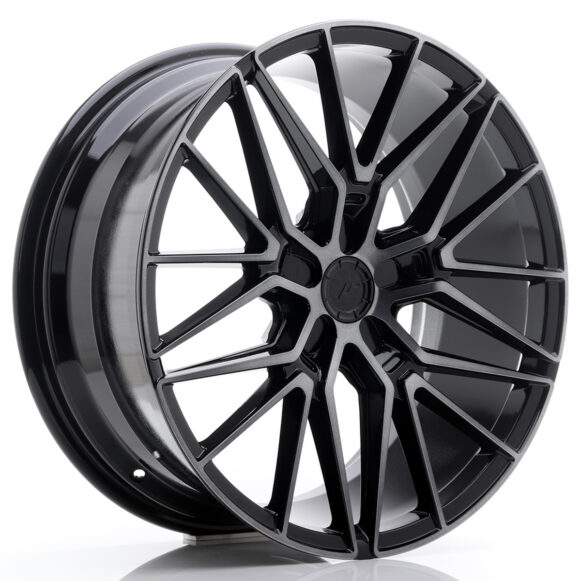 JR Wheels JR38 20x9 ET20-45 5H BLANK Black Brushed w/Tinted Face