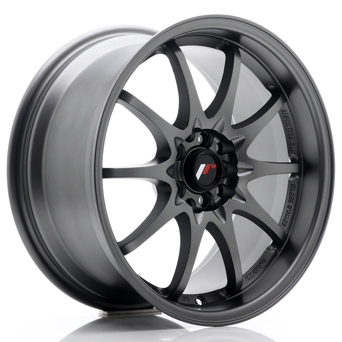 JR Wheels JR5 17x8, 5 ET35 5x100/114, 3 Matt Gun Metal