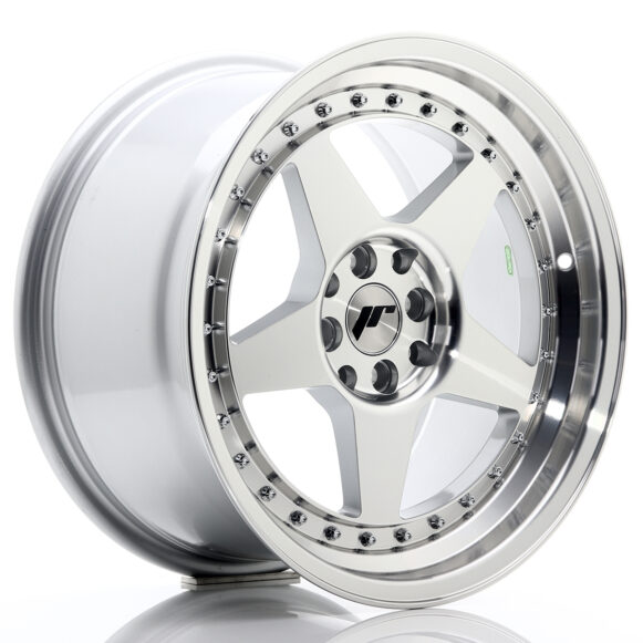 JR Wheels JR6 17x9 ET35 4x100/114 Silver Machined Face