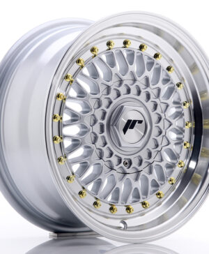 JR Wheels JR9 15x7 ET20 4x100/108 Silver w/Machined Lip