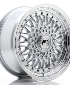 JR Wheels JR9 16x7, 5 ET25 4x100/108 Silver w/Machined Lip+Silver Rivets