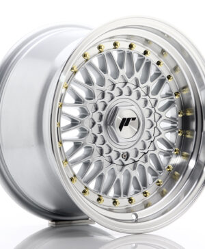 JR Wheels JR9 16x9 ET20 BLANK Silver w/Machined Lip