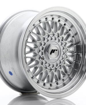 JR Wheels JR9 16x9 ET20 4x100/108 Silver w/Machined Lip+Silver Rivets