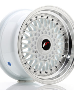 JR Wheels JR9 16x9 ET20 4x100/108 White w/Machined Lip