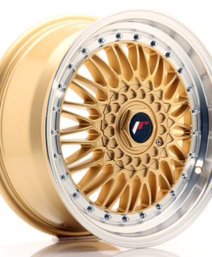 JR Wheels JR9 17x7, 5 ET20 4x100/108 Gold w/Machined Lip