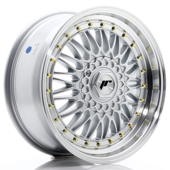 JR Wheels JR9 17x7, 5 ET35 4x100/114 Silver w/Machined Lip