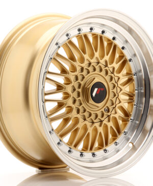 JR Wheels JR9 17x8, 5 ET20 4x100/108 Gold w/Machined Lip