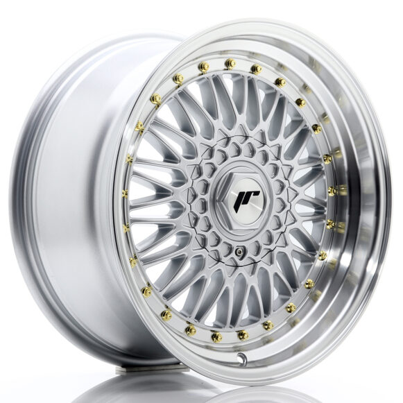 JR Wheels JR9 17x8, 5 ET20 4x100/108 Silver w/Machined Lip