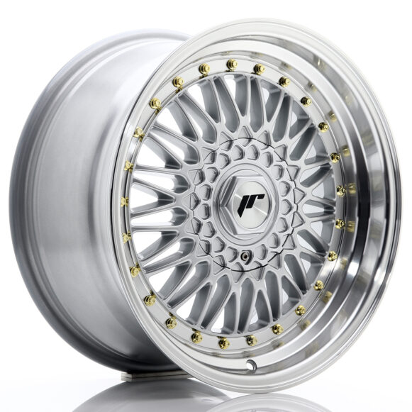 JR Wheels JR9 17x8, 5 ET20 4x100/114 Silver w/Machined Lip