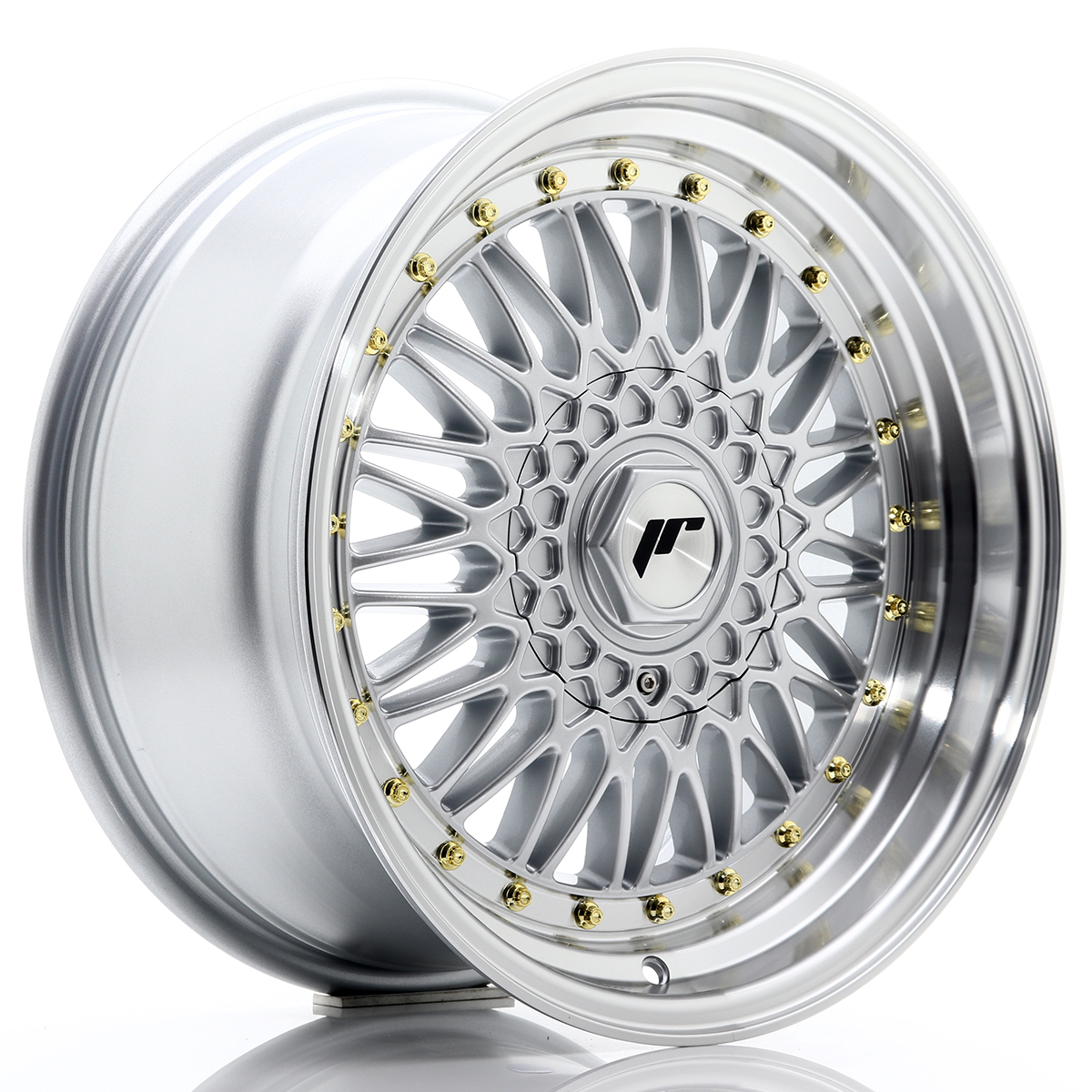 JR Wheels JR9 17x8, 5 ET35 5x108/112 Silver w/Machined Lip