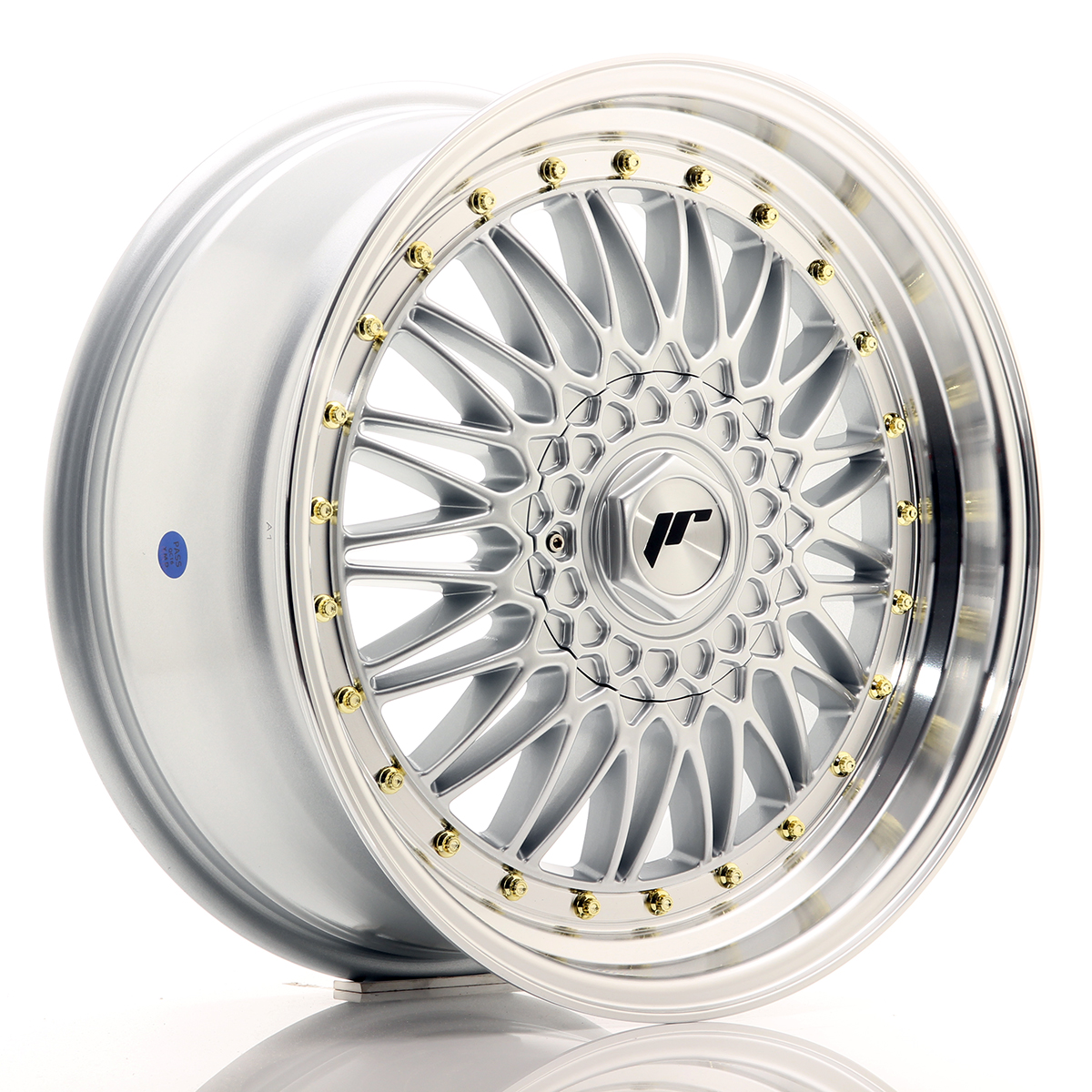 JR Wheels JR9 18x8 ET35 5x100/120 Silver w/Machined Lip