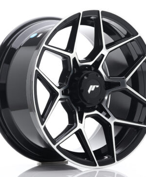 JR Wheels JRX9 18x9 ET18 6x114.3 Gloss Black Machined Face